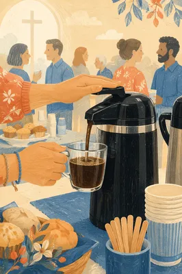 Church Coffee Bar Fellowship After Service