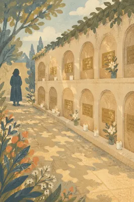 Peaceful Church Columbarium Memorial Wall