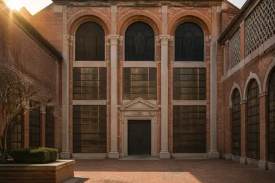Peaceful Church Columbarium Memorial Wall