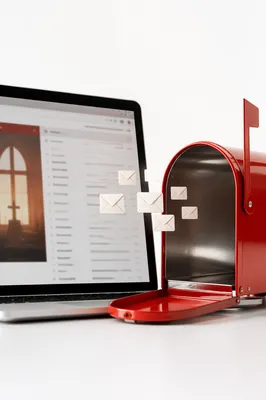 Church Email Newsletter Inbox Concept