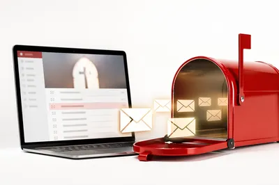 Church Email Newsletter Inbox Concept
