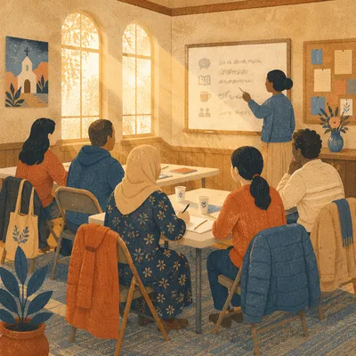 Welcoming Church ESL Class for Newcomers