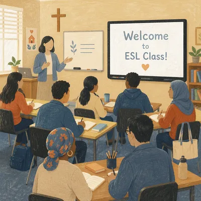 Welcoming Church ESL Class for Immigrants