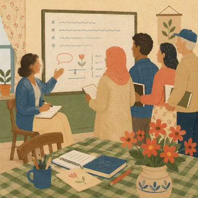 Welcoming Church ESL Class for Newcomers