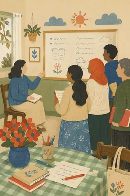 Welcoming Church ESL Class for Newcomers