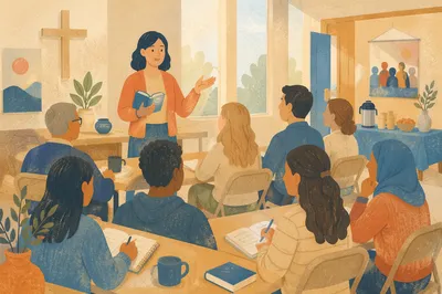 Welcoming Church ESL Class for Newcomers