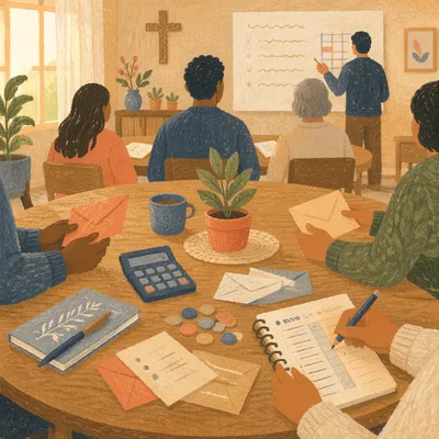 Church Budgeting Workshop in Warm Fellowship Room