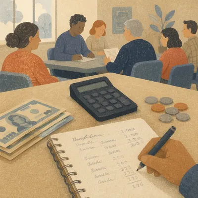 Church Budgeting Class Financial Peace Table