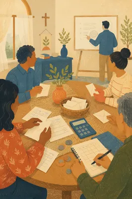 Church Budgeting Workshop in Warm Fellowship Room