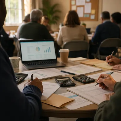 Church Budgeting Class After Sunday Service