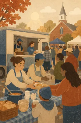 Church Food Truck Outreach Festival Gathering