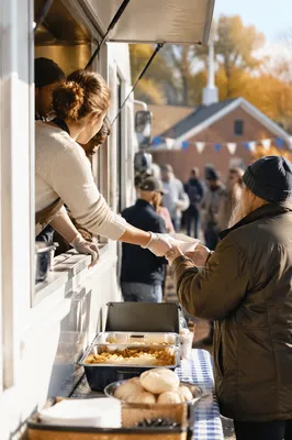 Church Food Truck Outreach Festival Scene