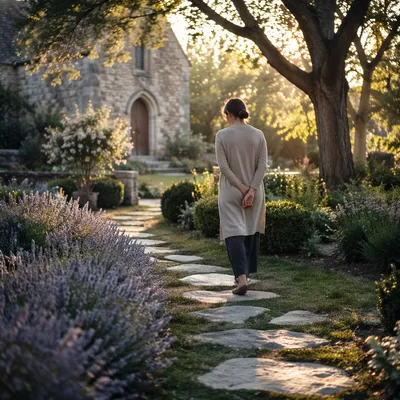 Morning Prayer Walk in Church Garden