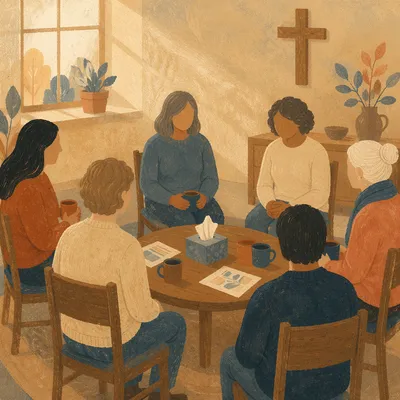 Quiet Church Grief Support Circle Gathering