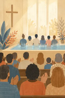 Joyful Multiple Baptism Church Growth Celebration