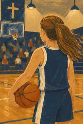 Youth Basketball in Church Community Gym