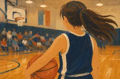 Youth Basketball in Church Community Gym