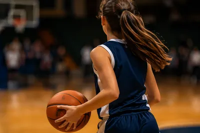 Youth Basketball in Church Community Gym