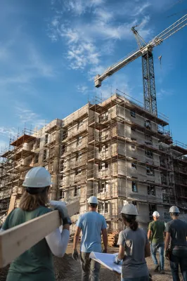 Church Volunteers at Community Housing Build