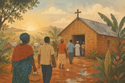 Humble Village Church at Sunrise Worship