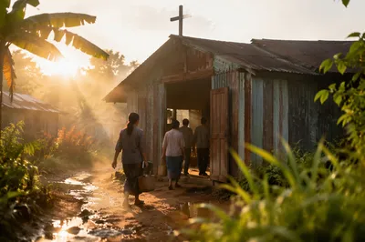 Hopeful Sunrise at Humble Village Church