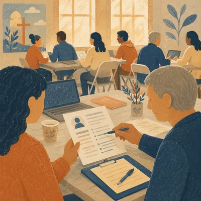 Church Community Job Fair Resume Support