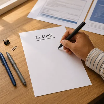 Church Job Fair Resume Help Table