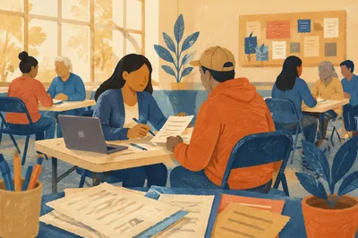 Church Legal Aid Volunteer Consultation Scene