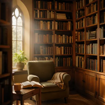 Quiet Church Library Reading Corner