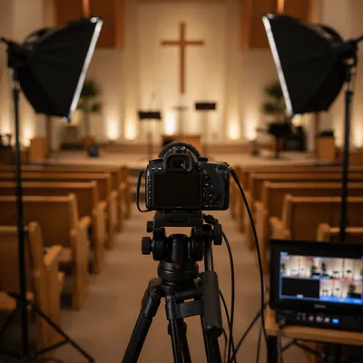 Church Live Streaming Camera Setup Worship Service