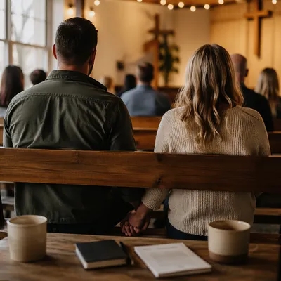 Couple at Church Marriage Retreat