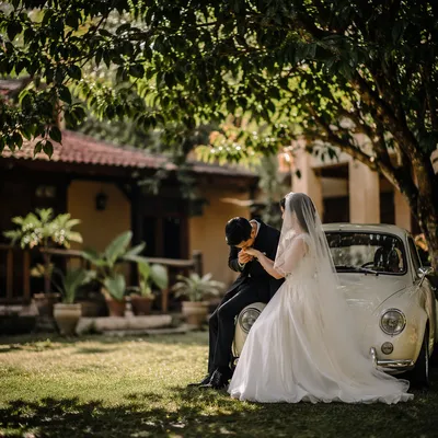 Romantic Church Marriage Retreat Couple Portrait