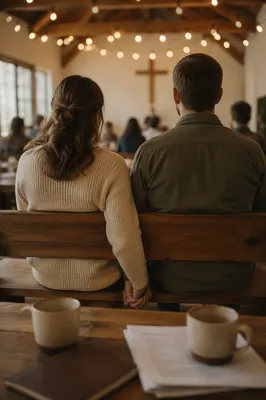 Couple at Church Marriage Retreat