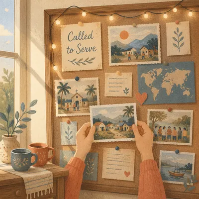 Church Mission Board Photo Update Display