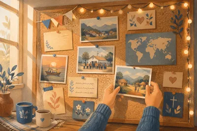 Church Mission Board Photo Update Display
