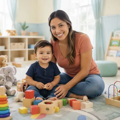 Welcoming Church Nursery with Colorful Toys