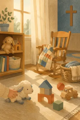 Soft Morning Light in Church Nursery