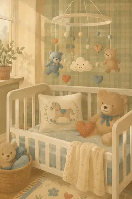 Soft Light Church Nursery Crib Corner