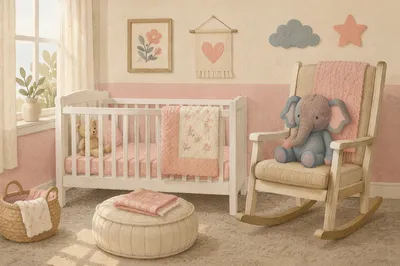 Soft Light Church Nursery Corner