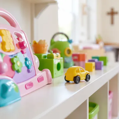 Soft Morning Light Church Nursery Toys