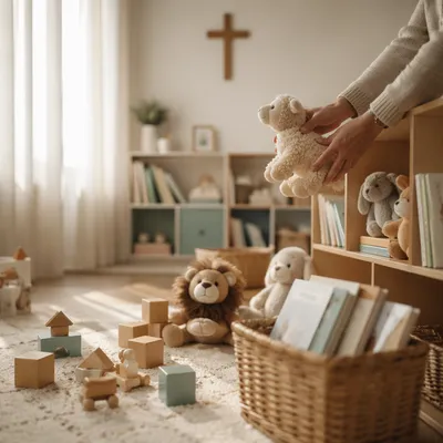 Peaceful Church Nursery with Morning Toys
