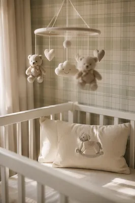 Soft Light Church Nursery Crib