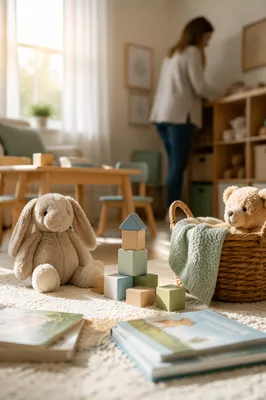 Warm Sunday Church Nursery Playroom