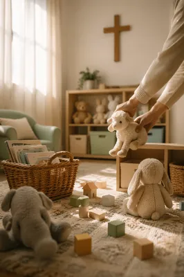 Peaceful Church Nursery in Morning Light