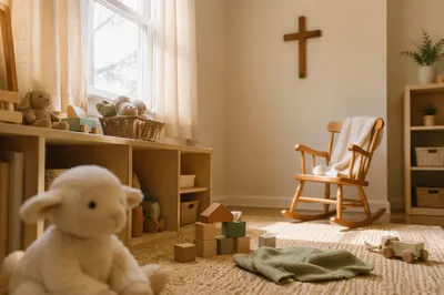 Quiet Church Nursery in Soft Morning Light