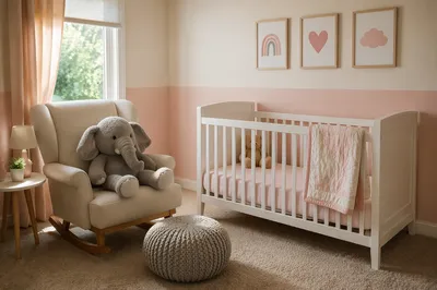 Soft Light Church Nursery with Plush Toys