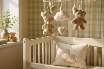 Soft Light Church Nursery Crib Corner