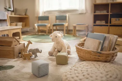 Soft Morning Light in Church Nursery