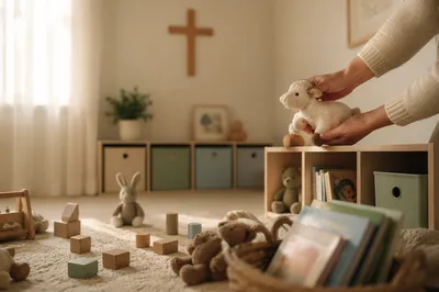 Soft Morning Light in Church Nursery