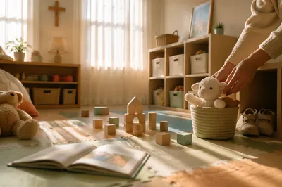 Quiet Church Nursery with Morning Toys